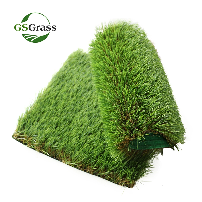 Hot-Selling Garden Artificial Fake Grass Synthetic Turf Lawn Grass Mat for Outdoor Decoration Garden Roof