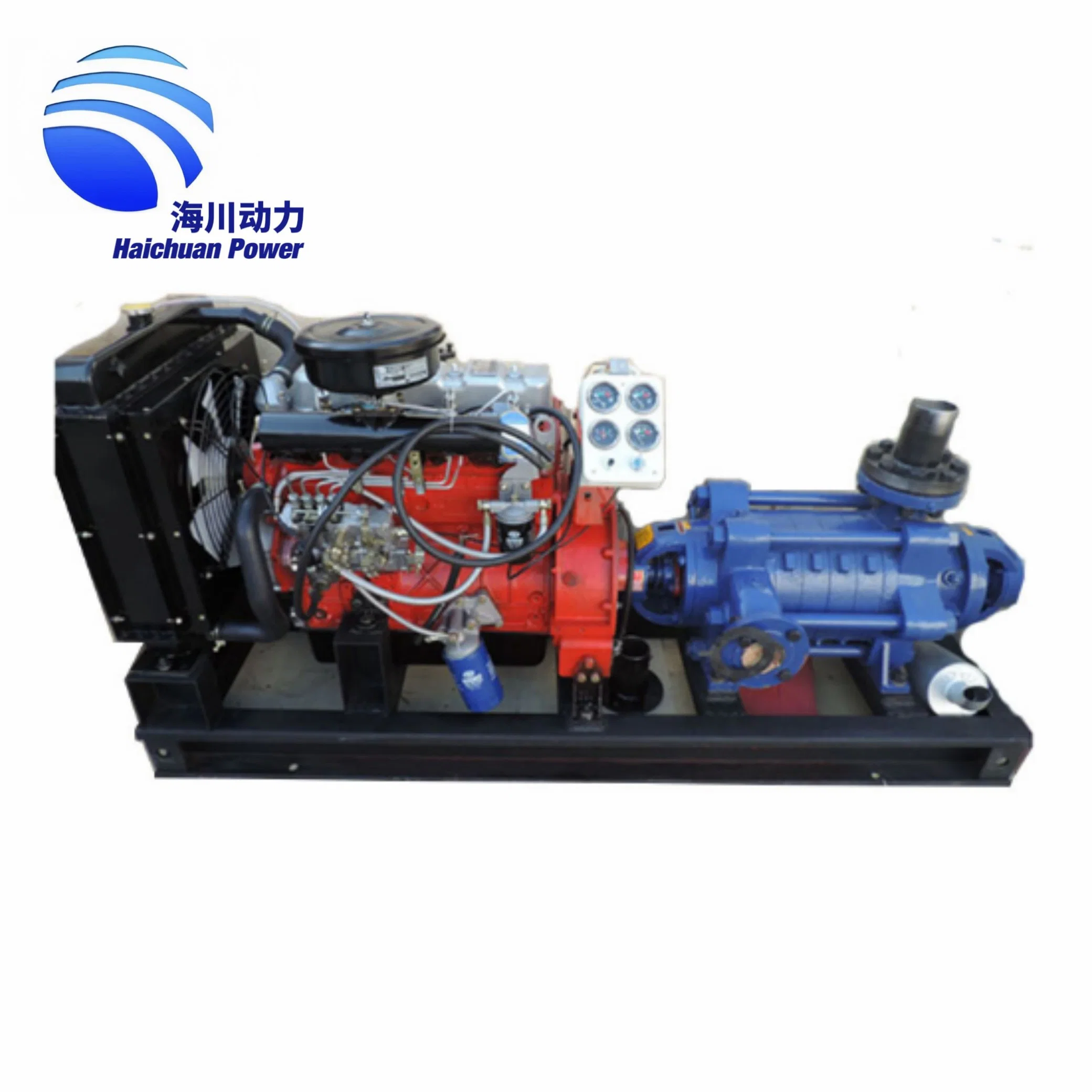 132kw Diesel Engine Head 50m Water Centrifugal Pump Set