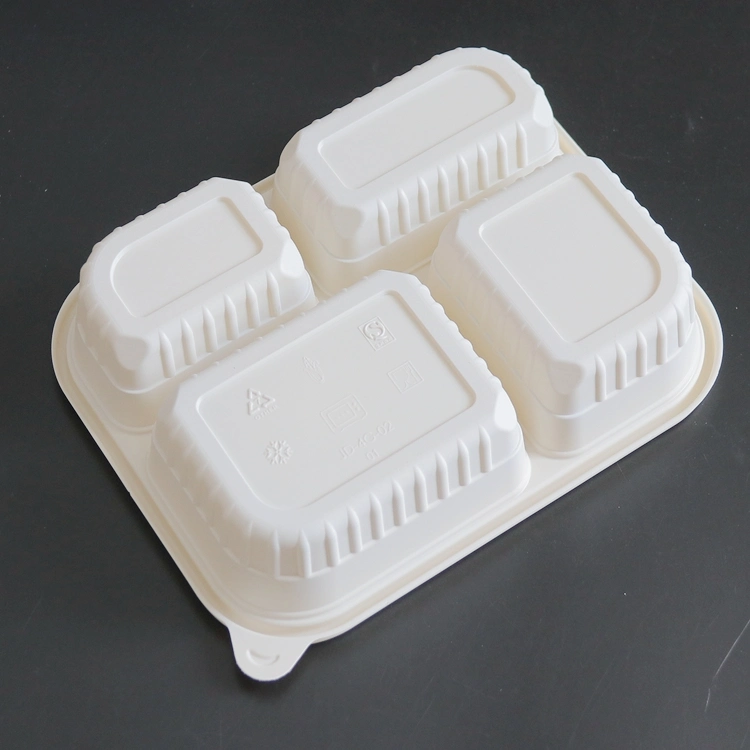 Restaurant to Go Supplies Carryout Biodegradable Materials Clamshell Disposable Hinged Food Container
