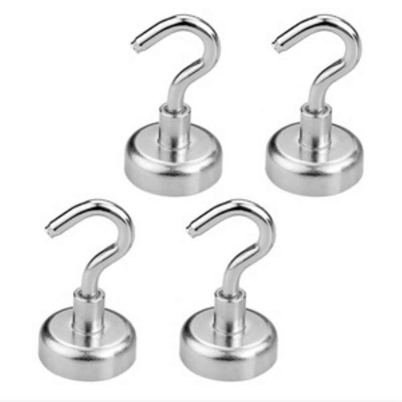 E16 Magnetic Hooks Powerful Heavy Duty Neodymium Magnet Hanger Strong Magnet