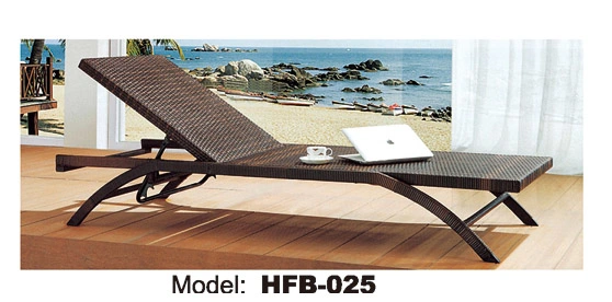 Outdoor Garden Rattan Leisure Lounger (TGLU-031)