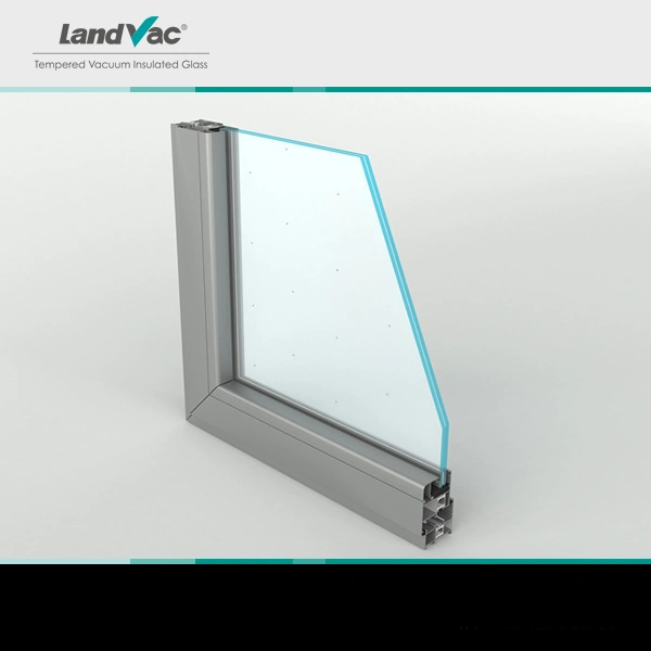 Landvac Зеленый закаленный изолированный офф-лайн энергосберегающий вакуум Low-E. Стекло для фасада со стеклом и стеной шторки