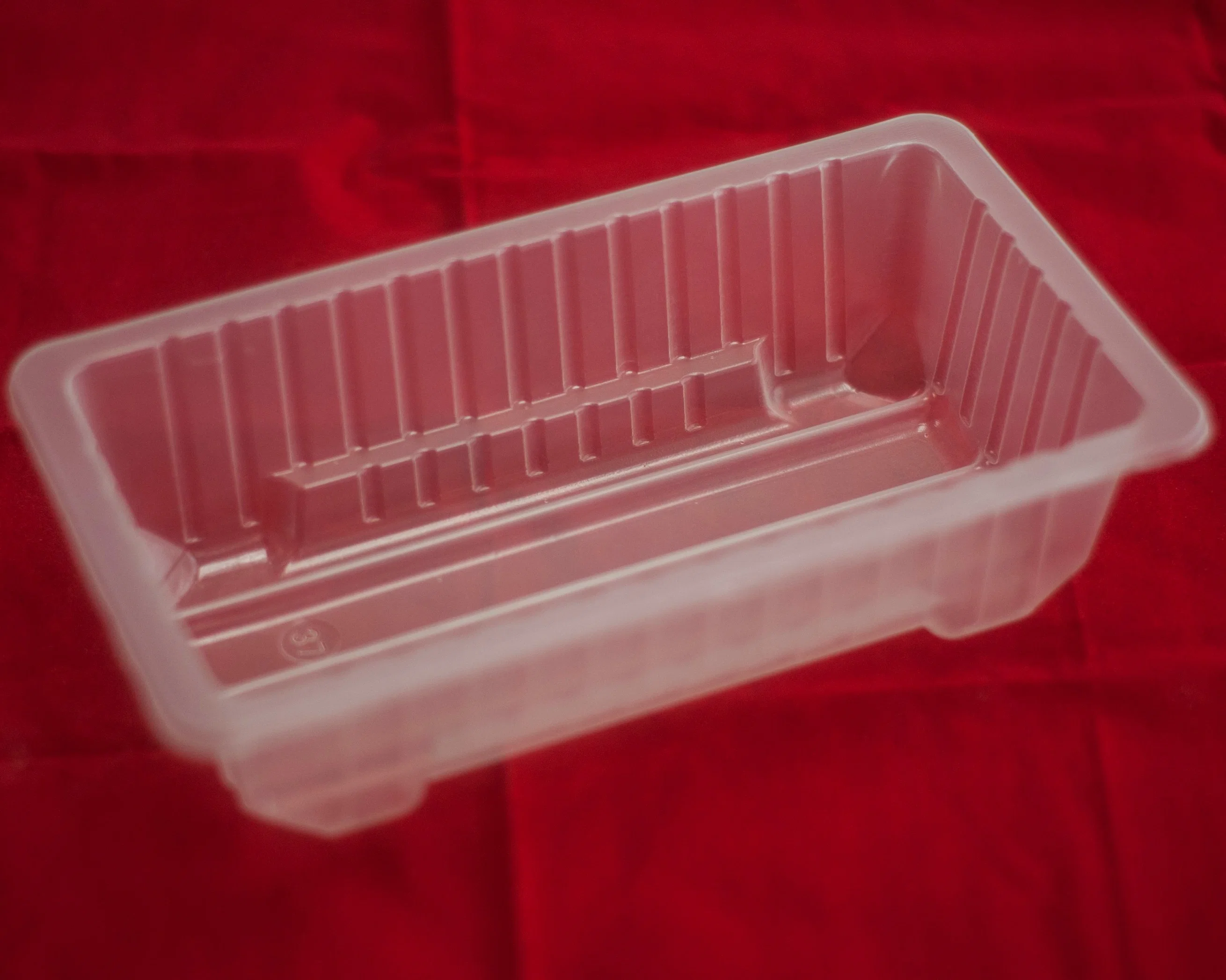 Plastic Polystyrene Transparent Puffed Food Container