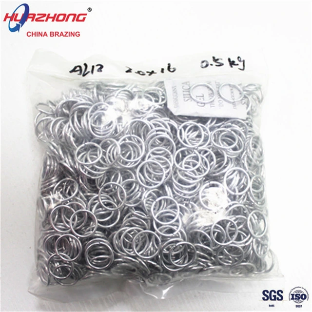 Cobre soldadura fuerte aluminio relleno Metal Flux polvo Cored Wire Rings