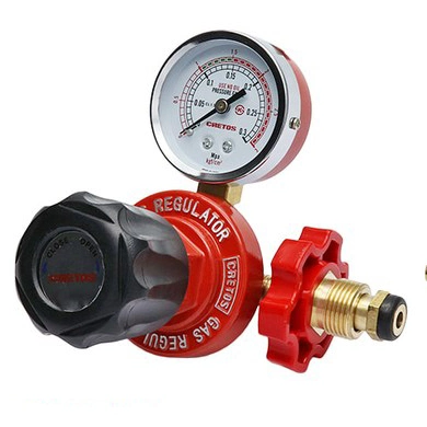 LPG/Propane/CNG/Natural Gas Regulator with 63mm Pressure Gauge Sam Won Swr-050 Type Style 3kgf/Cm2 0.3MPa W22-14 W23-14 Cga540