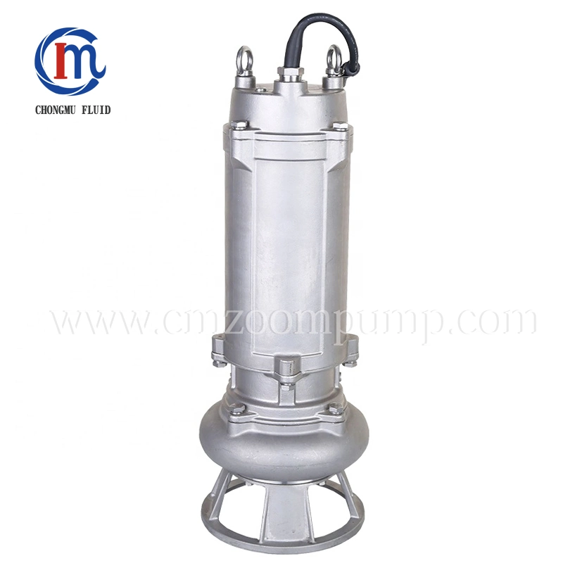 Wq Stainless Steel Pump Vertical Sump Mining Pump for Dirty Water Drainage Pump Drain Pump Submersible Centrifugal Pump