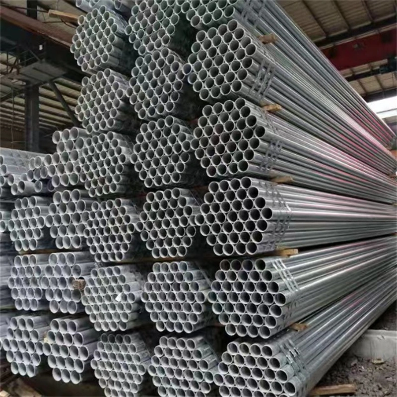 Hollow Section Metal Pipe Q235 Galvanized Gi Steel Pipe Pre-Galvanized Steel Pipe Q345 Material