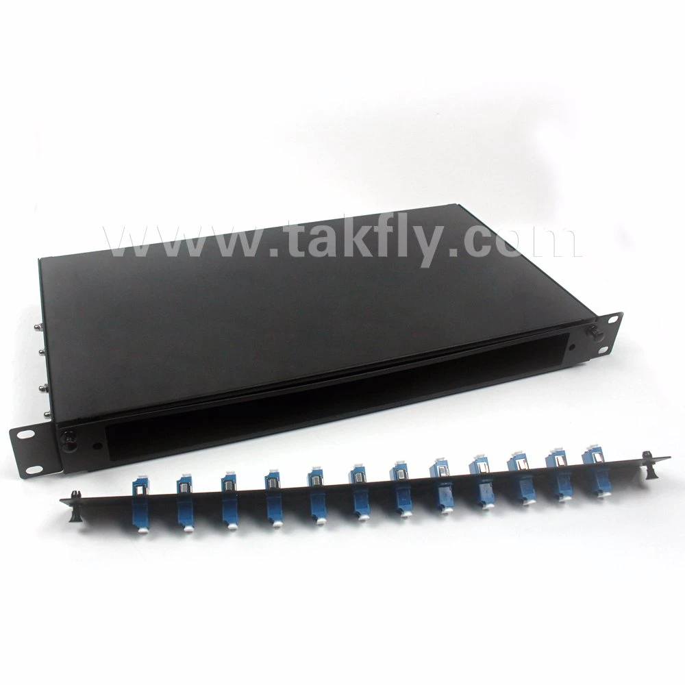 12 Core Patch Panel Replaceable LC ODF Distribution Frame