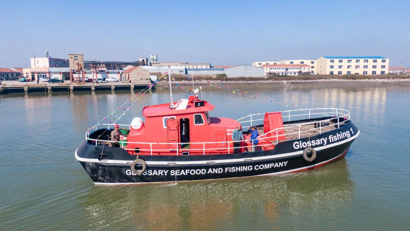 Chinese 16.5m 54FT Steel Stern Trawler Fishing Ship for Sale