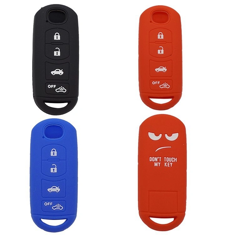 Creative Design Silicone Car Key Case Cover for Mazda