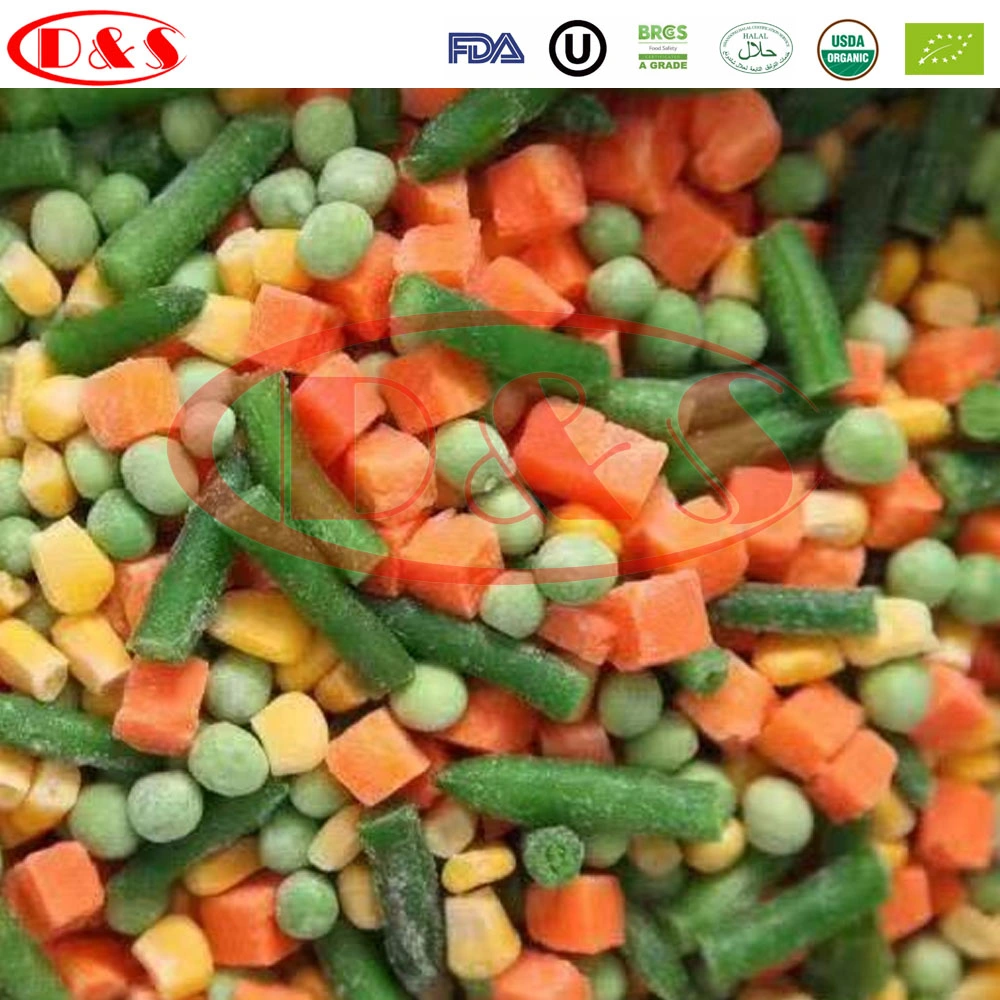 IQF Processing Line Frozen Vegetable Mix Deep Quick Frozen Different Kinds Vegetables