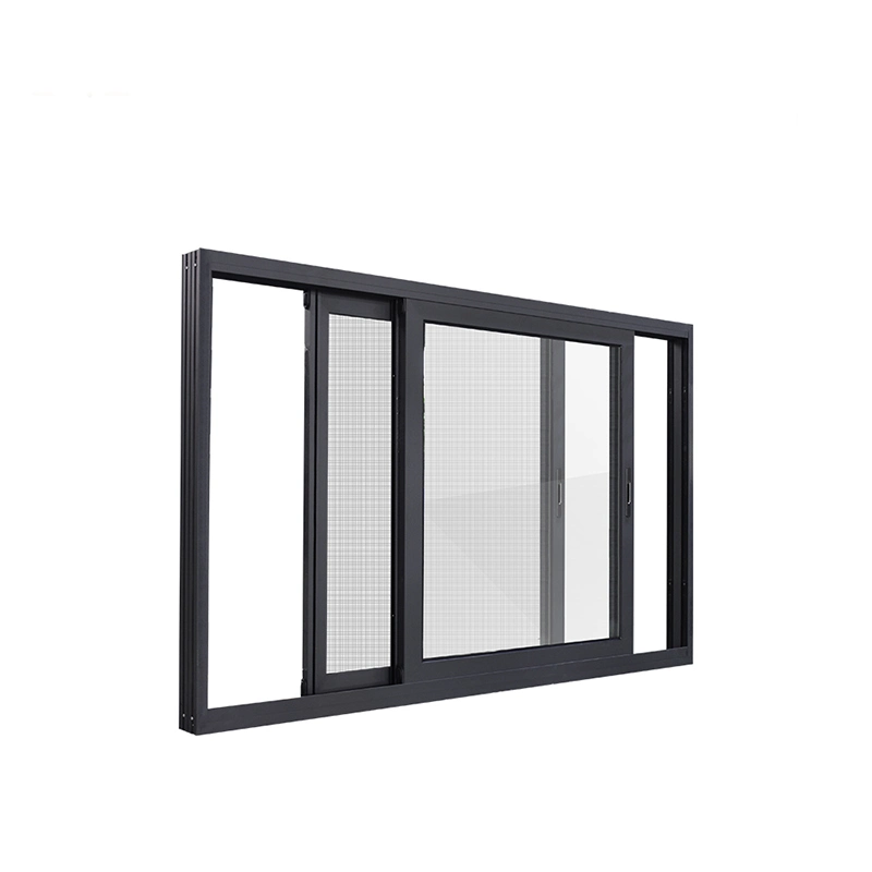 Prix bon marché Chine Fabrication Maison utilisé aluminium cadre métallique Double Portes coulissantes et fenêtres vitrées en verre style tempête