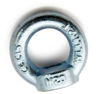 Tornillería de acero al carbono de alta calidad chapado en zinc forma de anillo Oval gancho roscado tornillo DIN DIN580582 Anillo de elevación tuerca ojo