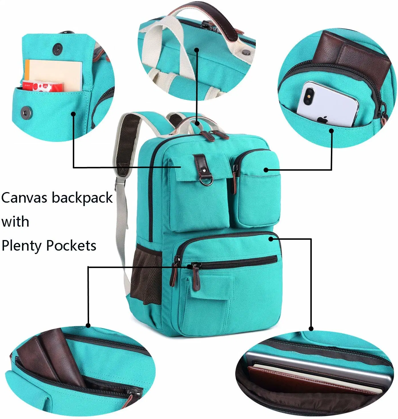 École de mode sac à dos Sac de voyage en toile de sport Sacs à dos Sac à dos pour ordinateur portable Bookbags Hommes Femmes