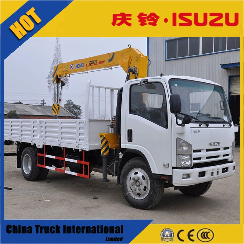 Nqr 700p 4*2 191HP Hydraulic Truck Crane