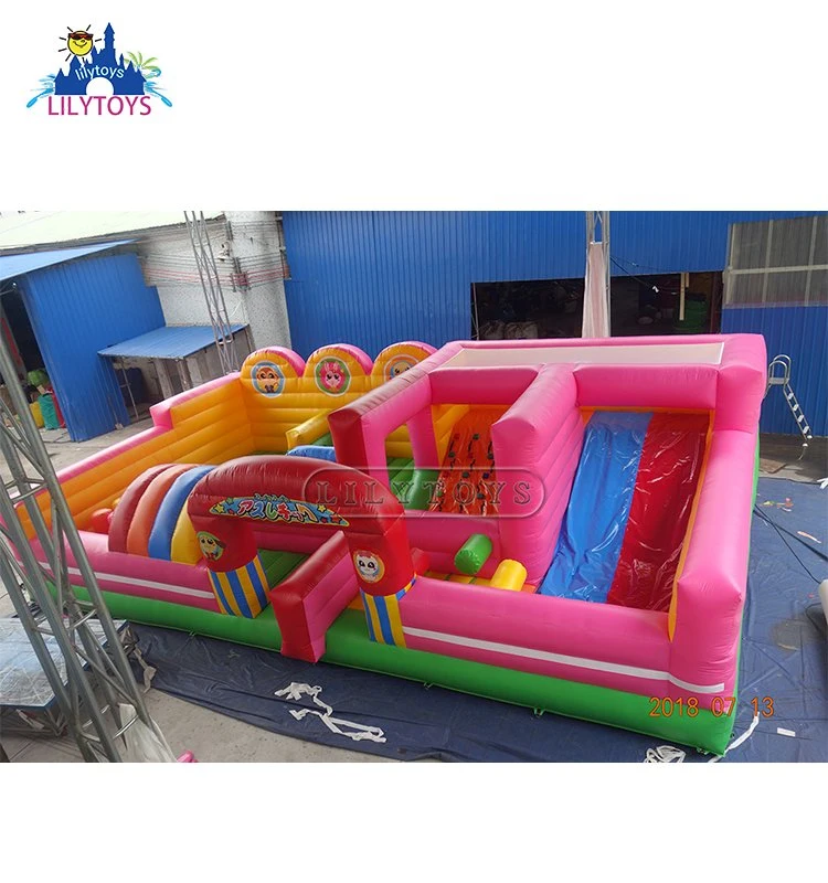 Indoor Slide Playground Equipment for Children, CE High quality/High cost performance  Custom Manufacturer, Lilytoys Inflatable Funcity