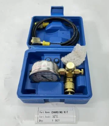 Hydraulic Hammer Parts NPK Teisaku Rock Breaker N2 Gas Nitrogen Charging Valve