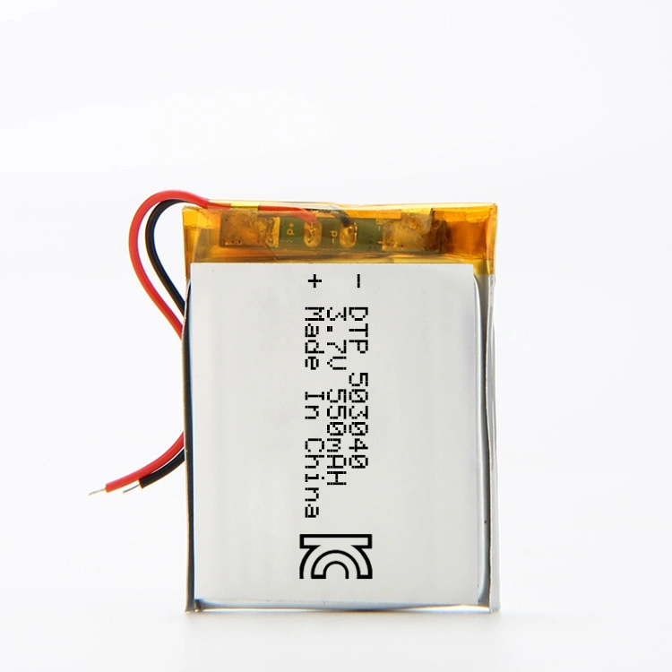 Kc CE CB Certificate 503040 550mAh Certified 3.7V Lithium Li Ion Polymer Battery Solar Electric Batteries