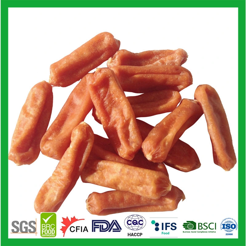 Pet Dog Snacks Medium Quality Dried Duck Sausage Pet Food