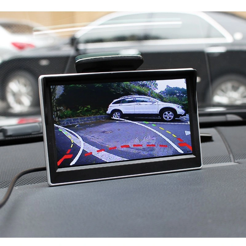 Night Vision Car Backup Camera and 5inch Car LCD Monitor