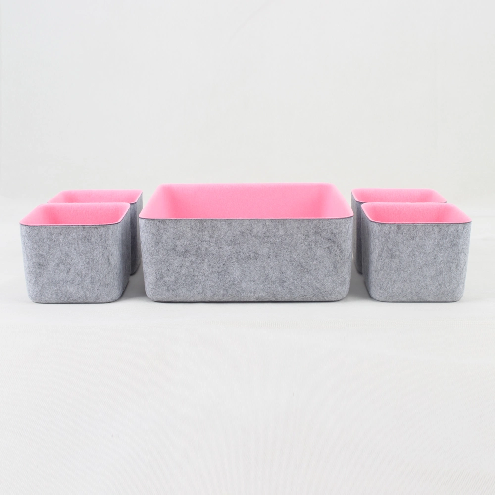 Makeup Brush Holder Lipstick Organizer Hot Sale Factory Wholesale/Supplier Pet Felt Makeup Storage Cosmetic Organizer Customized Shape