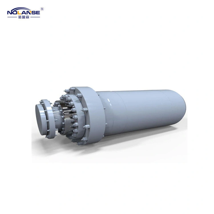 Pile Driver Cylinder Carbon Steel Construction Heavy-Duty Flange Piston Hydraulic Cylinder