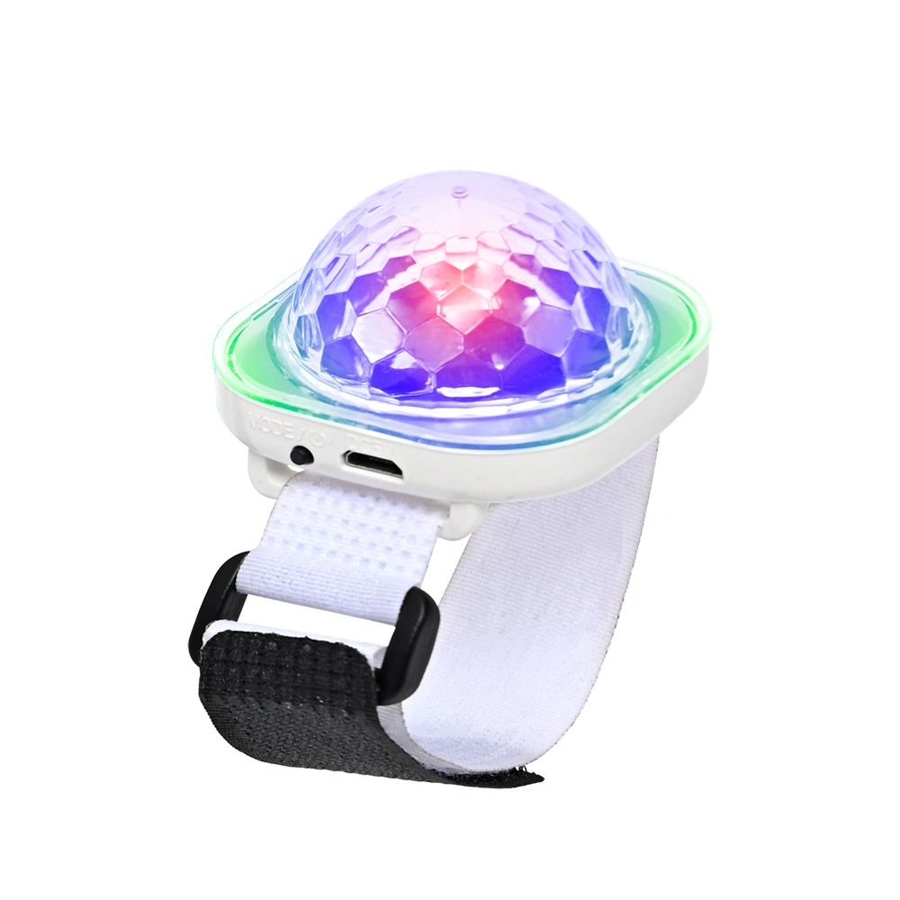 Requintada pulseira USB Car Sucker tipo lâmpada atmosfera Smart Magic Candeeiro de relógio colorido com plataforma esférica