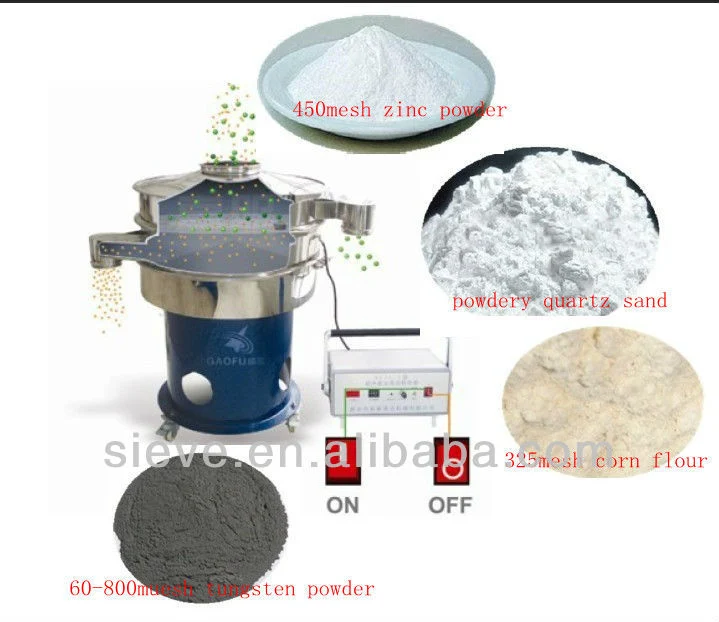 Pantalla vibratoria ultrasónica Pearl Powder Sieving máquina de Sifter de alta densidad