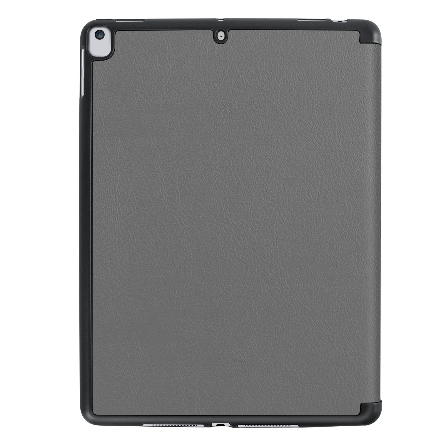 Tri-Fold Caster Back Cover TPU Tablet Case with Pen Slot for iPad 10.2