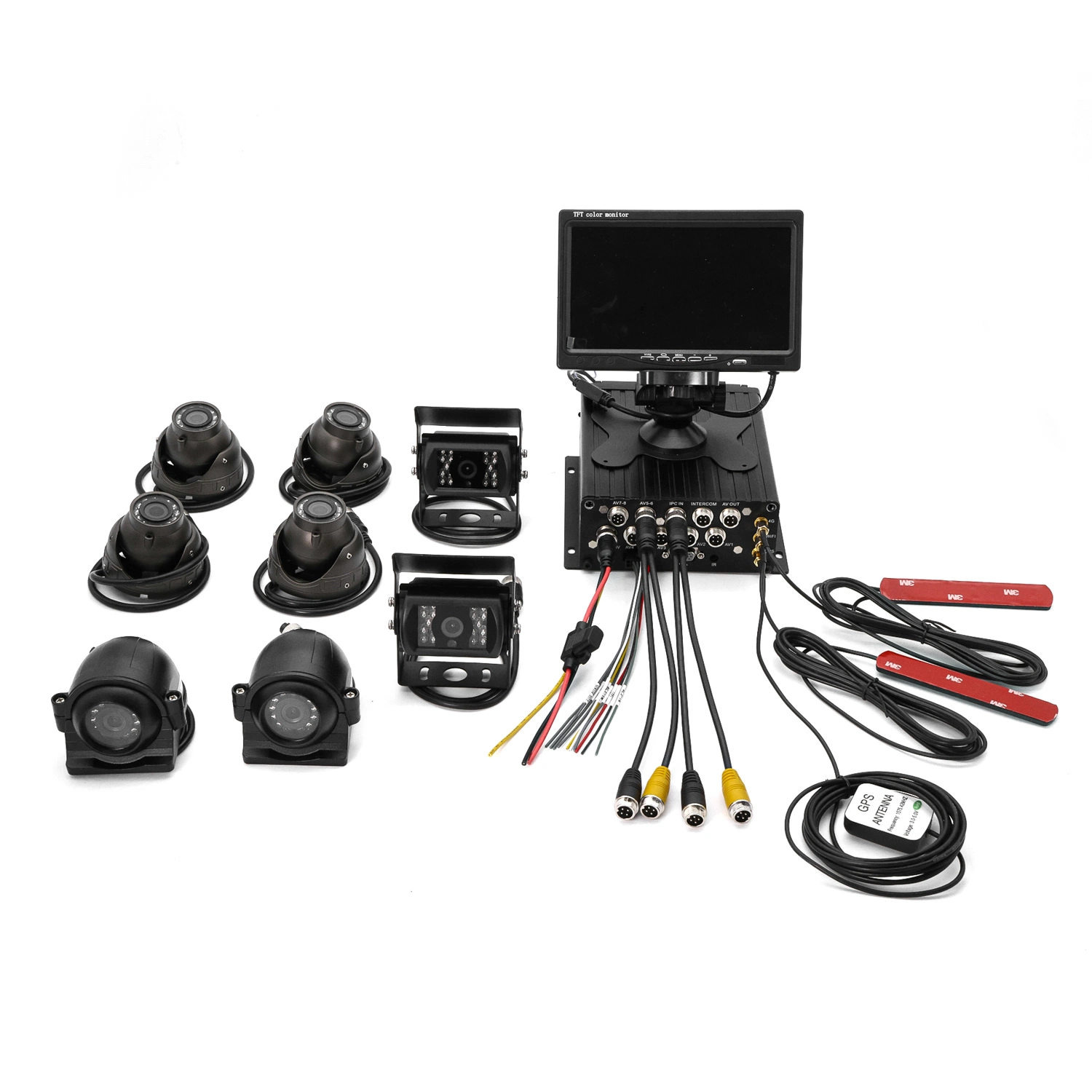 FL et OEM 8 canaux 720p voiture véhicule spécial CCTV Mdvr GPS 4G Camera System Mobile DVR Max. DVR de stockage sur disque dur 2 to