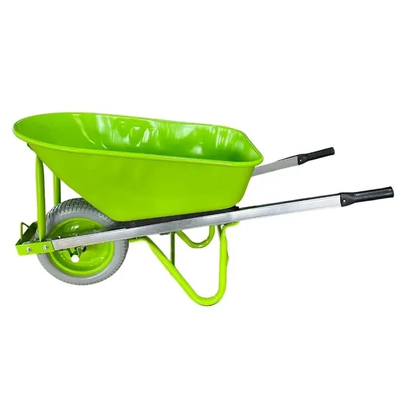 Venta en caliente carretillas de servicio pesado Granja de jardín multiuso Piso libre Wheel Trolley Australian Market Wheelbarrow