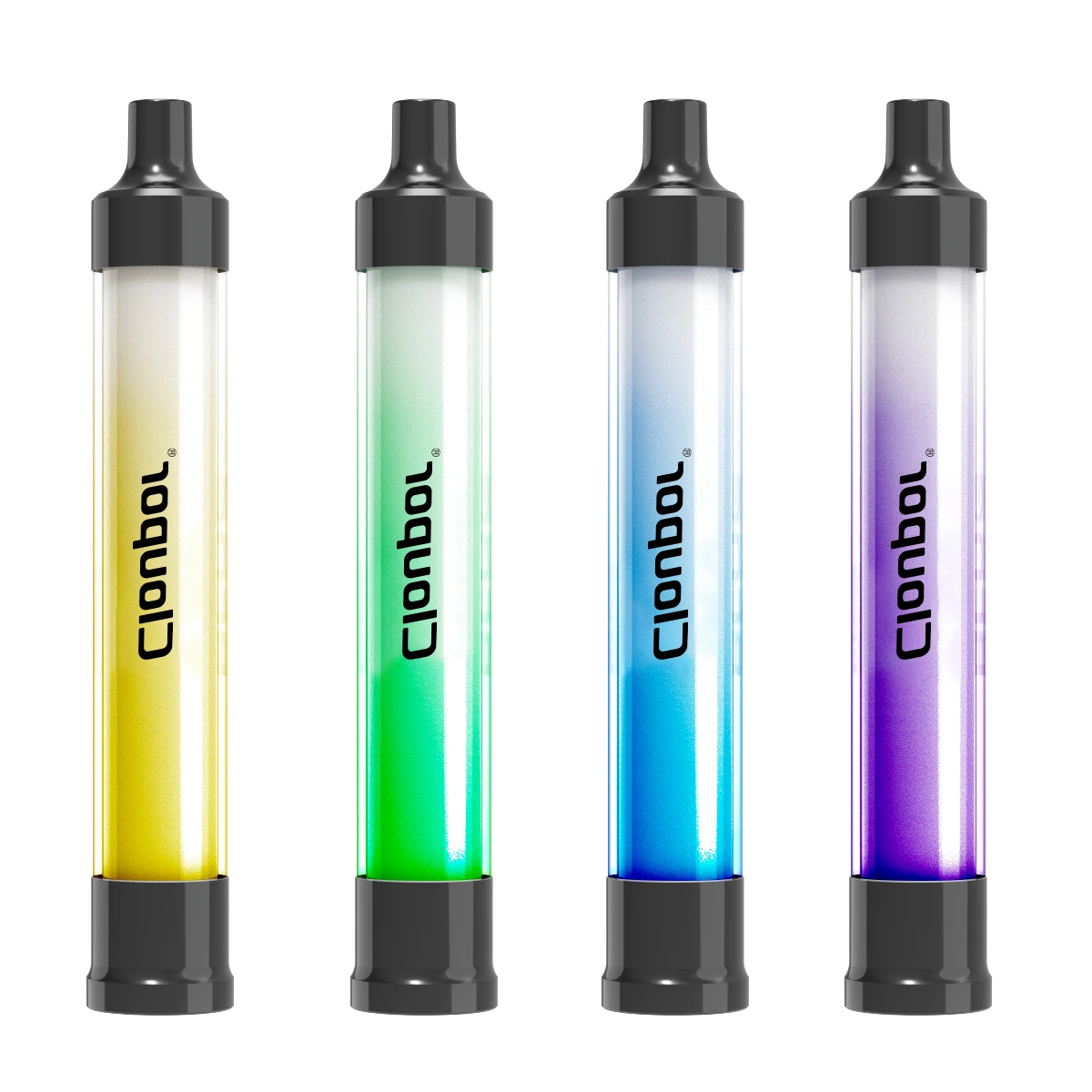 Éclairage par LED clignotant Couleur de la barre de bouffée OEM / ODM Vape Elf jetables 600 Bar Pen