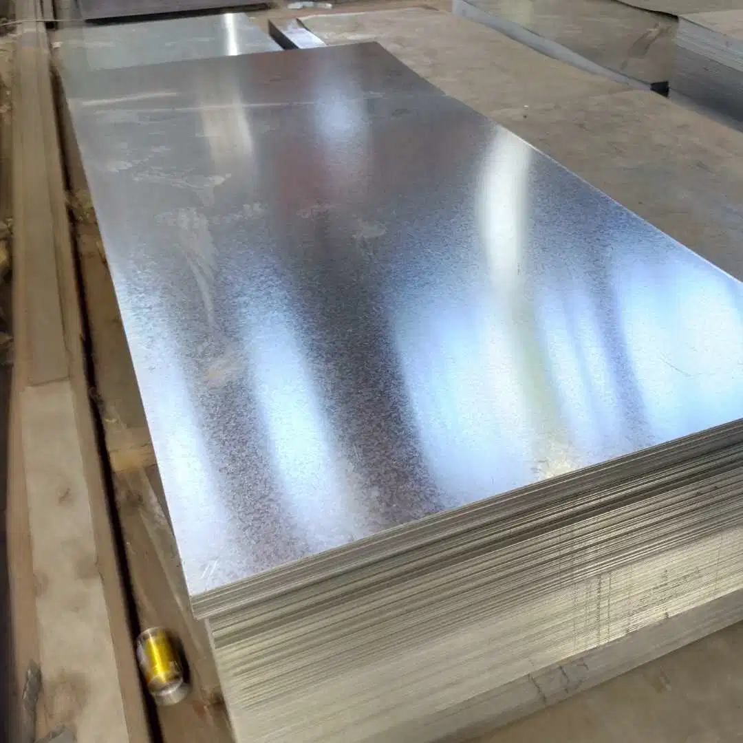 0.25-0.95 mm Galvanized Steel Plate/Sheet with Spangle Hot Dipped Zinc Coated Gi SGCC CGCC Dx51d Dx52D Dx53D Dx54D Z275 for Building Materials