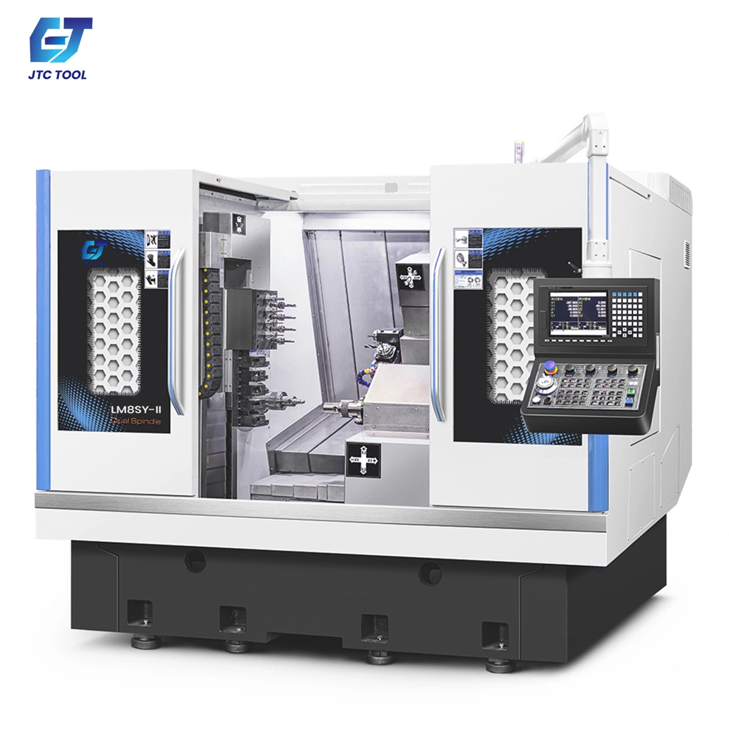 Jtc madera de la herramienta de fabricación China de mecanizado CNC 4 ejes multifuncional fresadora LM6sy-II torneado y fresado complejo centro de mecanizado