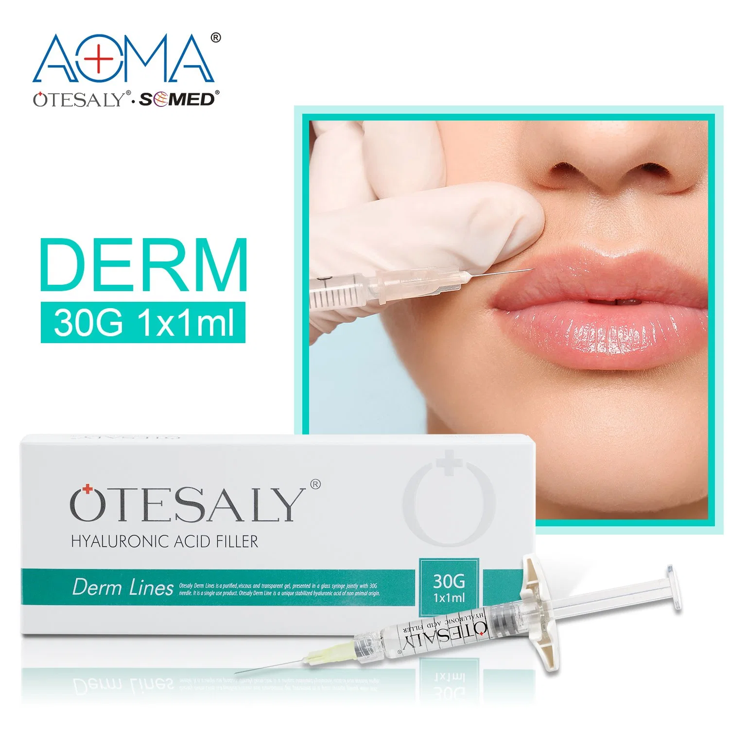 Otesaly Wholesale 1ml Ha Based Dermal Filler for Injection to Strengthen Lips