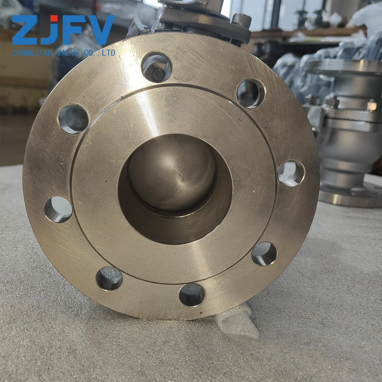 PN16 DN80 CF8/304 válvula de esfera de aço inoxidável ligada por flange