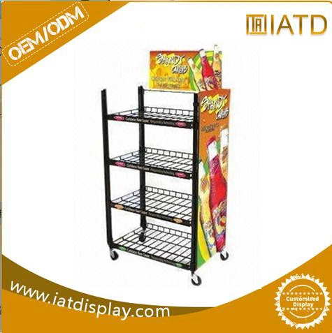 Stainless Steel Advertising Board Display Stand