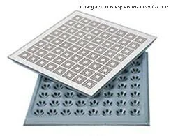 Ventilation Perforated Board Concrete Raised False Floor Adjustable Flooring