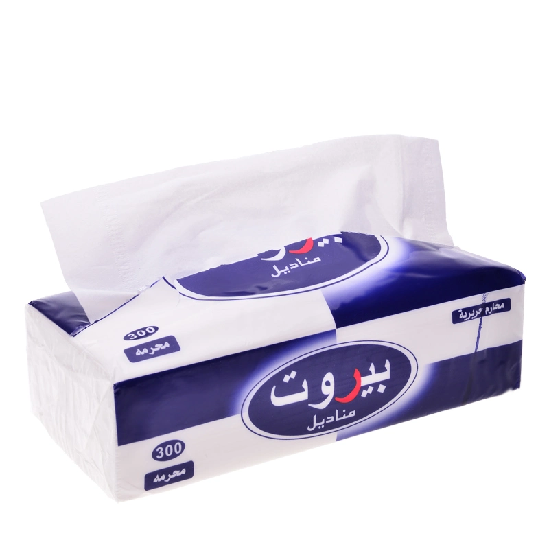 Customized Virgin Wood Pulp Soft and Strong 100sheets Facial Tissue