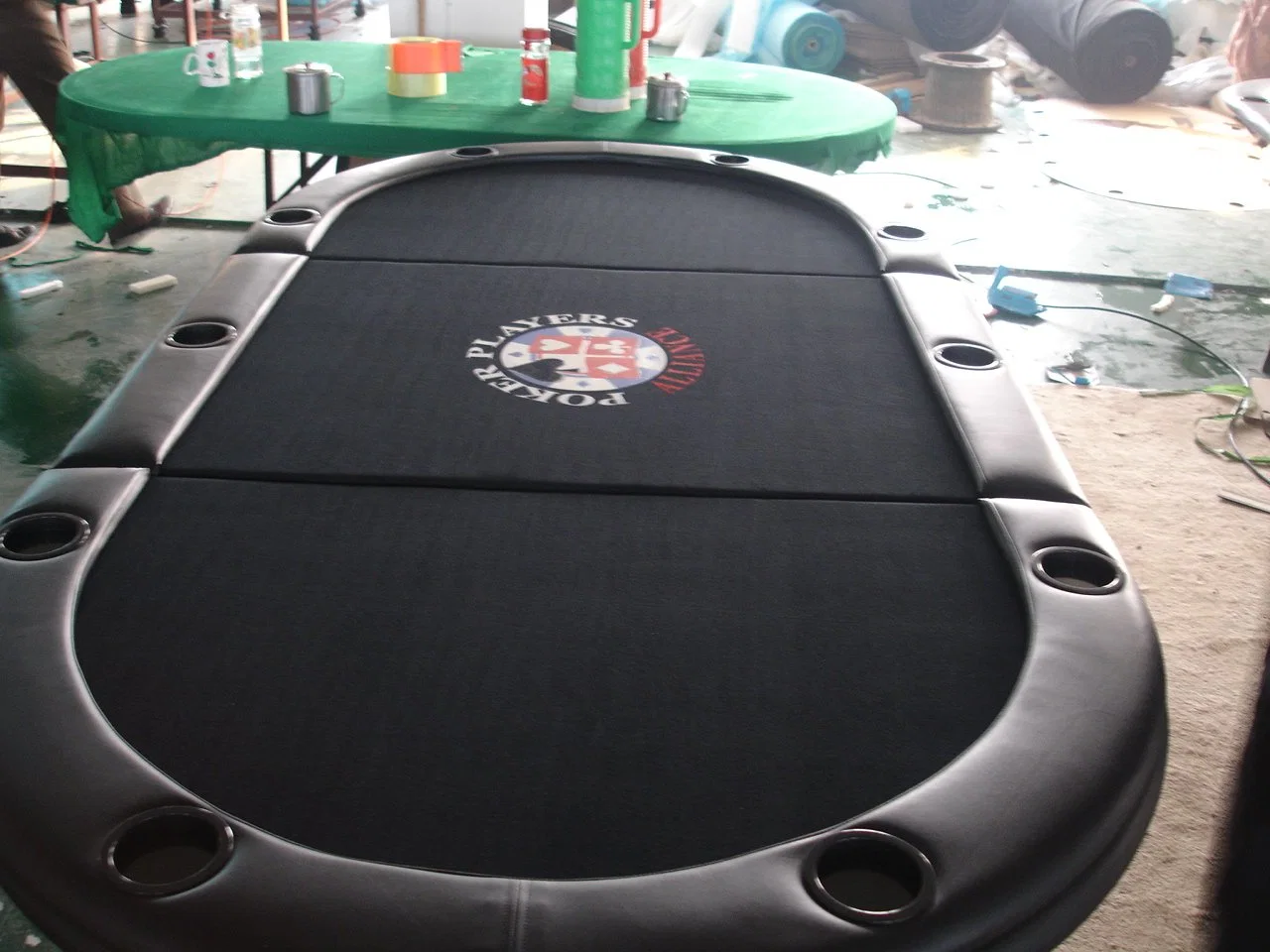 Oval Three Fold Poker Table Top