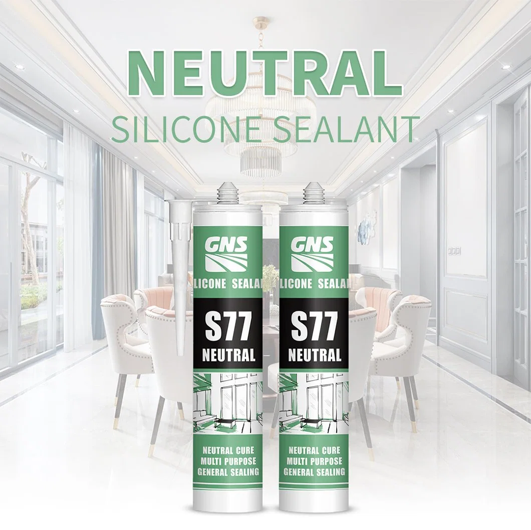 Black White Grey Clear and Special Color Weatherproof Neutral Silicone Sealant for Window & Door