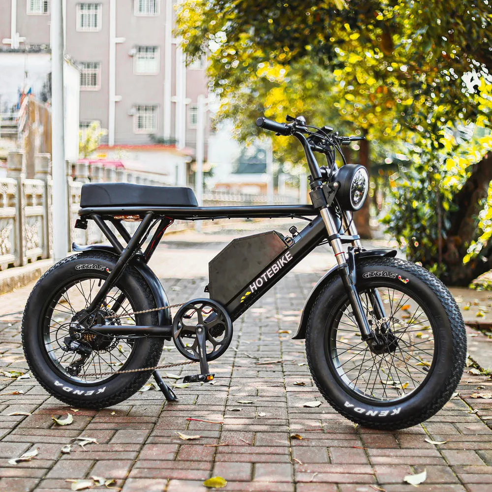 20 Inch Aluminum Alloy Frame Fat Tyre Rear Motor Cross Road Electric Bike 500W 750W Dirt E Bike