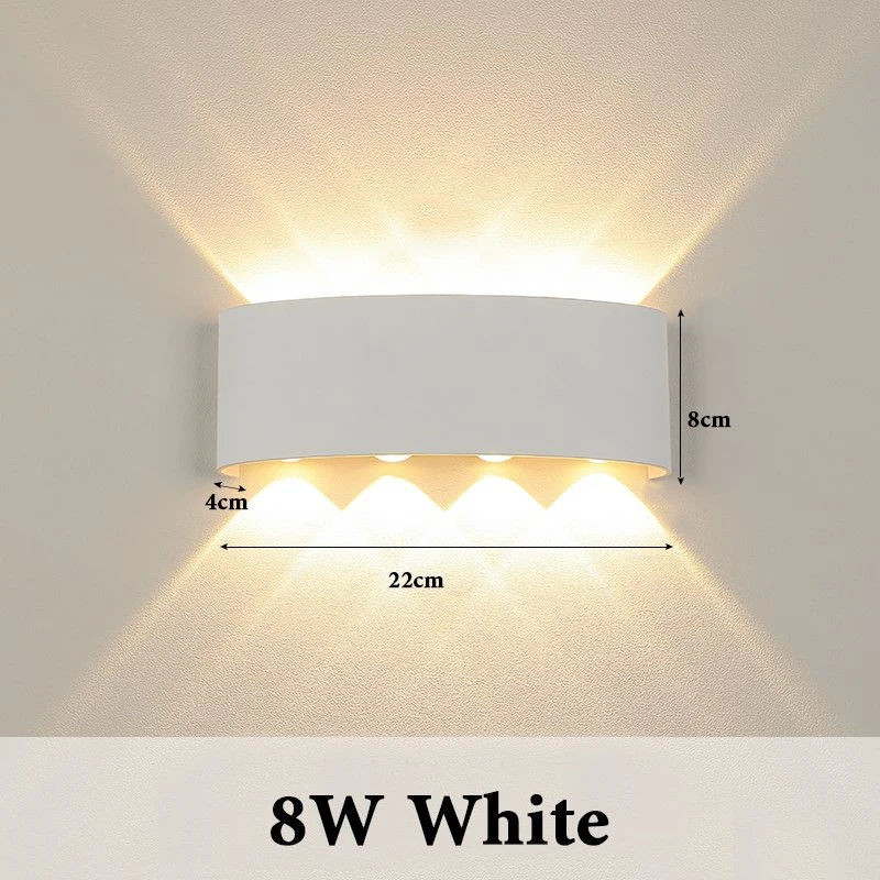 Indoor Modern 8W Decorative Light Fixtures Home Bedroom Mounted Lamp LED Wall Lamps Wall Lights