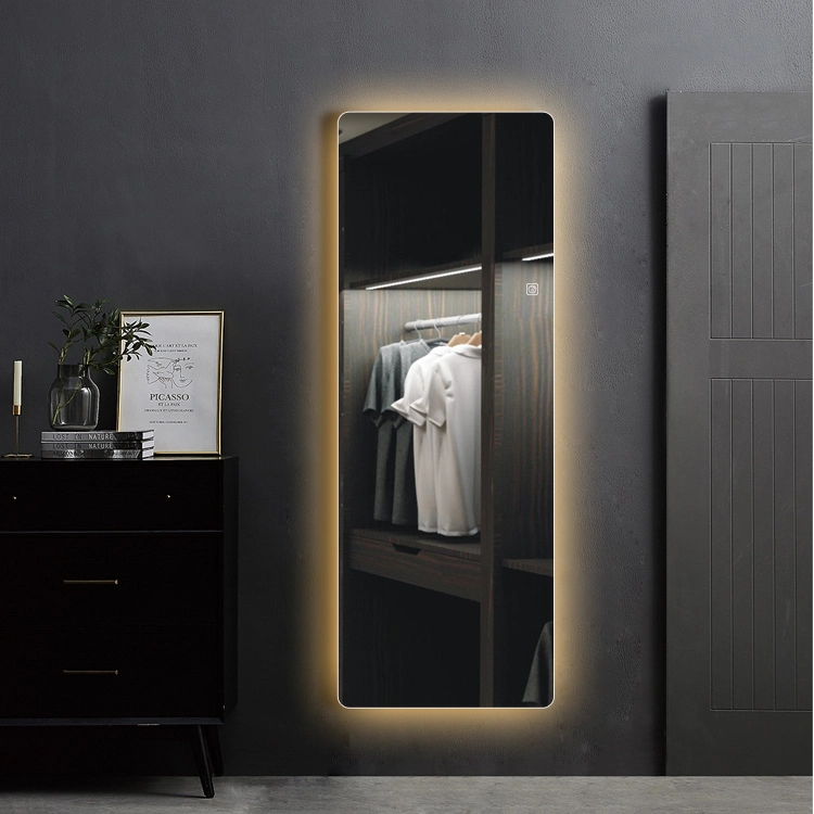 Original Factory Frameless Illuminated Light LED Wall Decorative Mirror Full Body