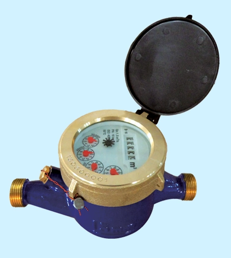 Plastic Dry Type Brass Single Jet Smart IC Card Prepaid Mini Water Meter