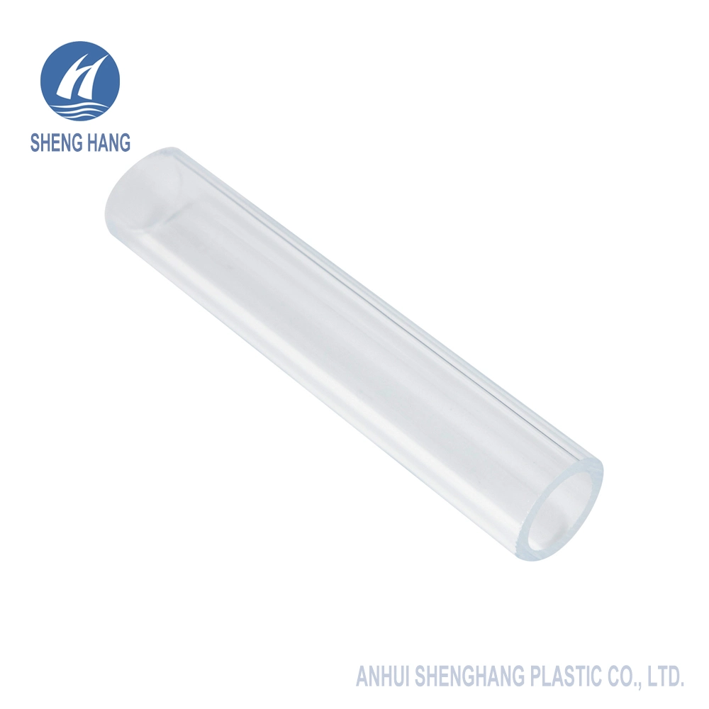 Clear Hard Plexiglass Tube Customized Size Extruded Plastic Transparent Acrylic Pipe