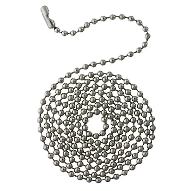 Stainless Steel Metal Ball Chain Necklace Bead Chain Roll