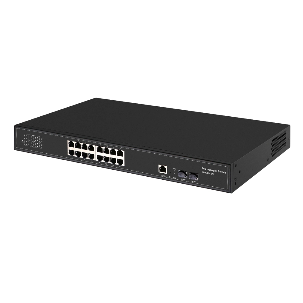 24ge+2SFP Port 24 Ports Managed Poe Switch 10/100/1000Mbps L2 Management