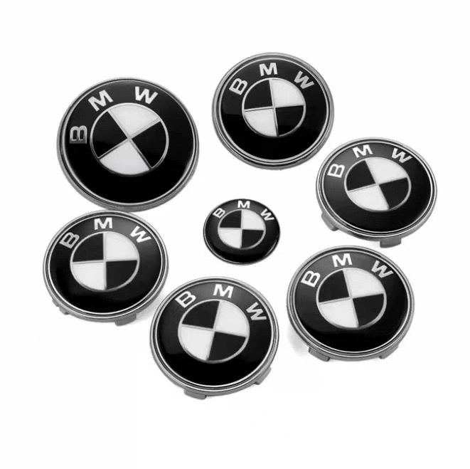 Car Accessories 68mm 10pins ABS Alloy Car Wheel Center Caps Emblem Wheel Decoration Wheel Rims Hub Cap Badge for BMW