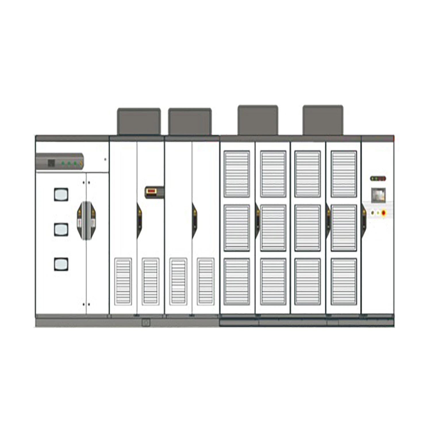 Made in China 50Hz 60Hz 6kv/ 400V Large Power 1000kVA 2000kVA AC Variable Static Frequency Converter Power Supply